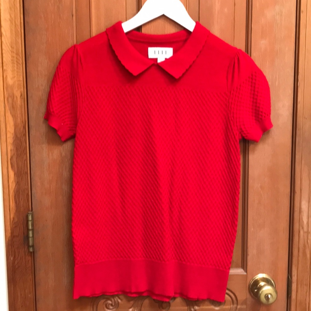 Short Sleeve Elle Sweater